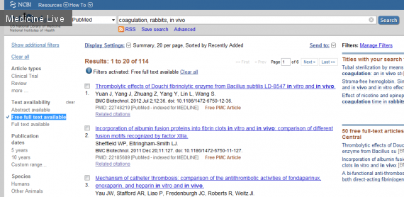 Новости науки: Использование научных библиотек (Pubmed, Clinicaltrials..)